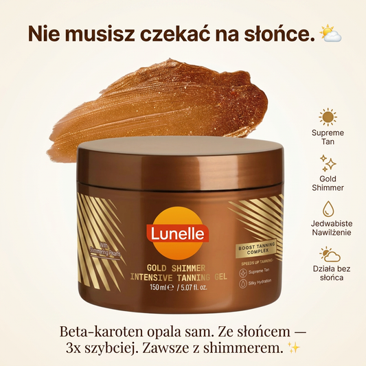 Żel Do Opalania Gold Shimmer - Lunelle.pl